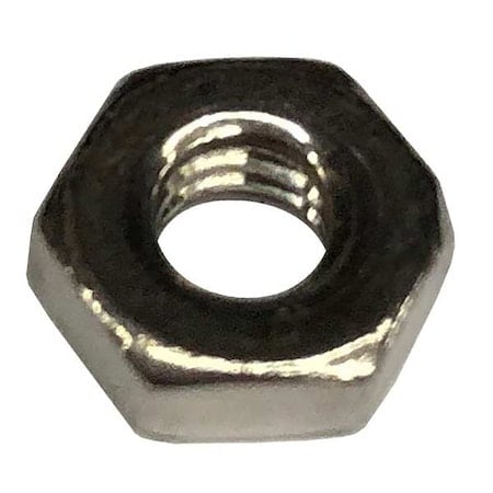 Hex Nut, #8-32, 18-8 Stainless Steel, Not Graded, Plain, 1/8 in Ht, 20000 PK MPN:25AM8-32