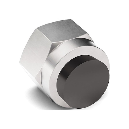 Nylon Insert Lock Nut, #8-32, 18-8 Stainless Steel, Not Graded, Wax, 23/64 in Ht, 20 PK MPN:4CAD7