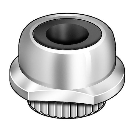 Captive Locknut, No 10-32, Steel, ZP, PK10 MPN:4CAF8