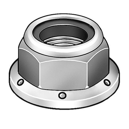 Nylon Insert Lock Nut, 1/4