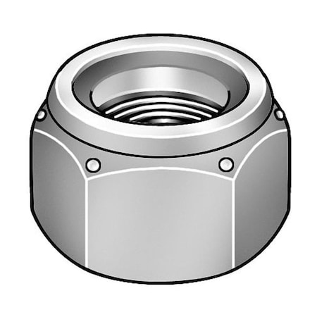 Nylon Insert Lock Nut, 1/2