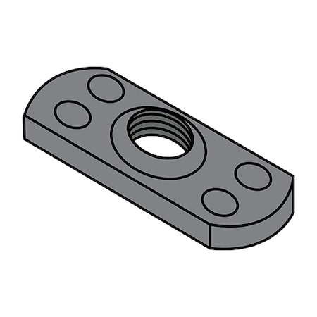 Tab Weld Nut, 1/2
