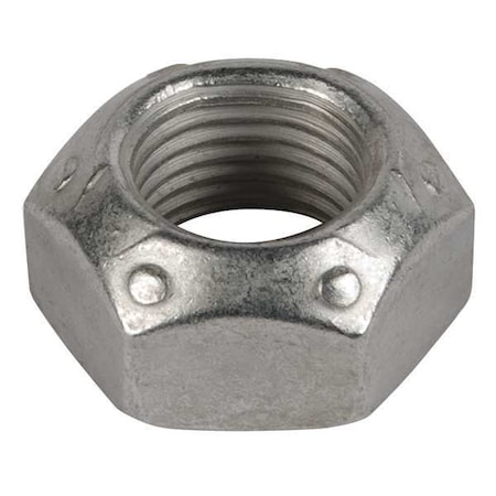 Top Lock Distorted Thread Lock Nut, 1/2