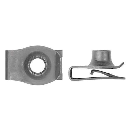 Spring Nut, M10-1.50, U Shape, Steel, Phosphate Finish, 25 PK MPN:5558PK