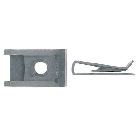 Spring Nut, #14, U Shape, Steel, Phosphate Finish, 25 PK MPN:5753PK