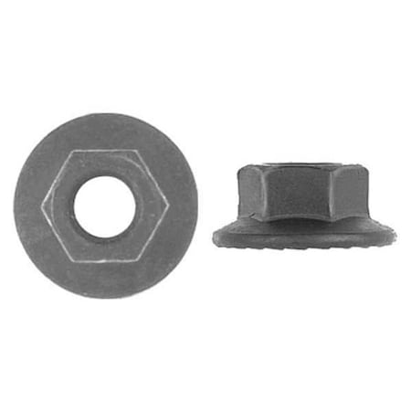 Flange Nut, M6-1.00, Steel, Not Graded, Phosphate, 16 mm Hex Wd, 7 mm Hex Ht, 100 PK MPN:5800PK