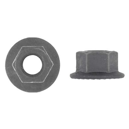 Flange Nut, M8-1.25, Steel, Not Graded, Phosphate, 19 mm Hex Wd, 10 mm Hex Ht, 100 PK MPN:5805PK