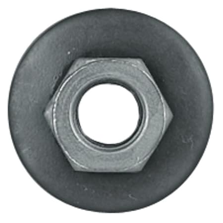 Flange Nut, M6-1.00, Steel, Not Graded, Phosphate, 6 mm Ht, 25 PK MPN:5910PK