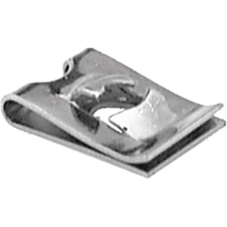 Spring Nut, M4.3, U Shape, Steel, Zinc Yellow Finish, 50 PK MPN:5MTZ6