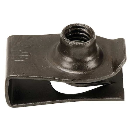Spring Nut, M6-1.00, U Shape, Steel, Phosphate Finish, 50 PK MPN:5MUG1