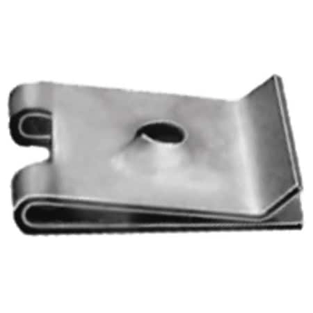 Spring Nut, M3.5, U Shape, Steel, Zinc Yellow Finish, 50 PK MPN:5NCW5