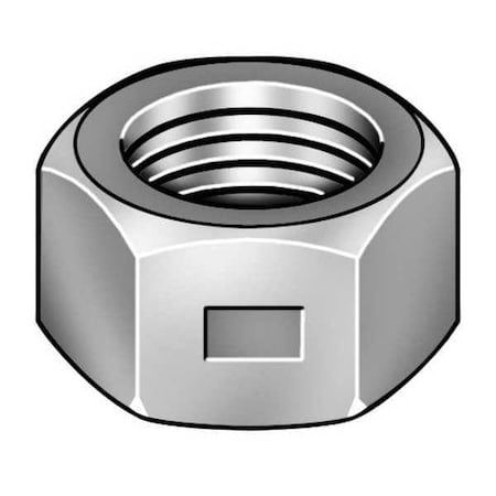 Center-Lock Distorted Thread Reversible Lock Nut, 5/8