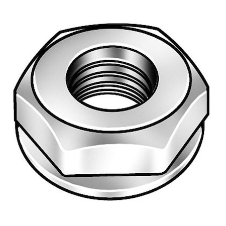 Conical Washer Lock Nut, #8-32, Steel, Grade 2, Zinc Plated, 10000 PK MPN:HNCWI0-80-10000BX