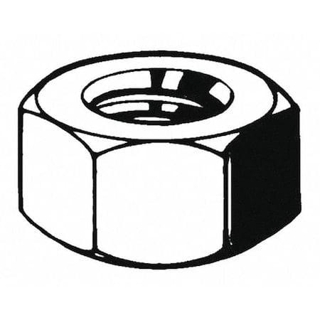 Hex Nut, M32-2.00, Steel, Class 8, Black Oxide, 26 mm Ht, 2 PK MPN:M01120.320.0200