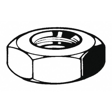 Thin Hex Nut, M36-4.00, Steel, Class 4, Zinc Plated, 18 mm Ht, 5 PK MPN:M11360.360.0001