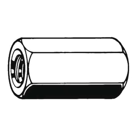 Coupling Nut, M20-2.50, 18-8 Stainless Steel, Not Graded, Zinc Plated, 60 mm Lg, 30 mm Hex Wd MPN:M11400.200.0001