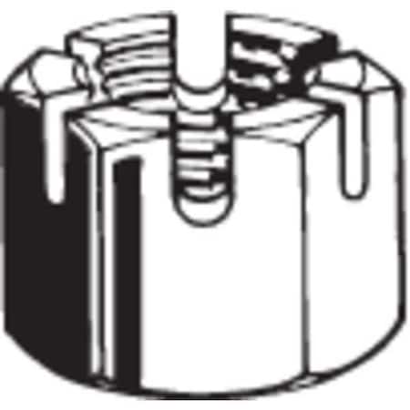 Castle Nut, Steel, Black Oxide MPN:M12020.160.0150
