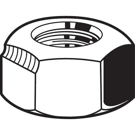 Top Lock Distorted Thread Lock Nut, M14-2.00, Steel, Class 10, Zinc Plated, 14 mm Ht, 50 PK MPN:M12910.140.0001