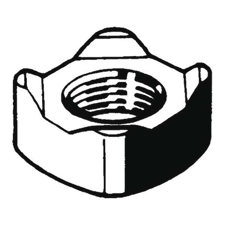 Square Weld Nut, M10-1.50, Steel, 17 mm Wd, 22 mm Lg, 8 mm Ht, 100 PK MPN:M14000.100.0001