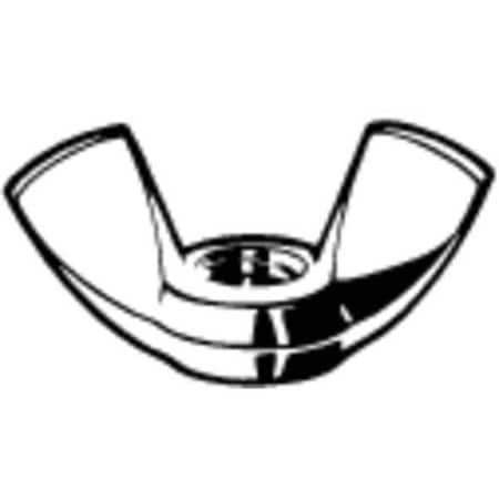 Wing Nut, M8-1.25, 18-8 Stainless Steel, Plain, 14.80 mm Ht, 30 19/64 mm Max Wing Span, 50 PK MPN:M51810.080.0001
