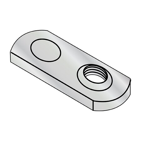 Tab Weld Nut, M6-1.00, Steel, 1000 PK MPN:M6NWP1