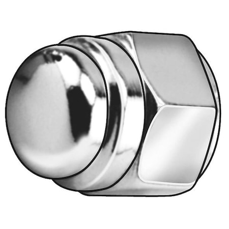 Flattened Head Cap Nut, 1/2