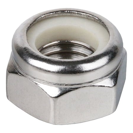Nylon Insert Lock Nut, M10-1.50, Steel, Class 10, Zinc Plated, 11 1/2 mm Ht, 100 PK MPN:NL200100Z-100P