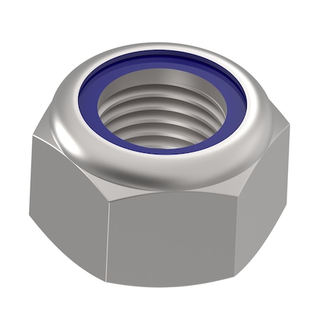 Nylon Insert Lock Nut, M36-4.00, 18-8 Stainless Steel, Not Graded, Plain, 36 mm Ht MPN:NL5X03600