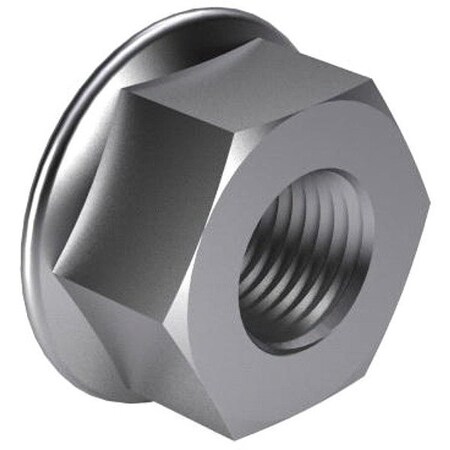 Top Lock Distorted Thread Lock Nut, 1/2