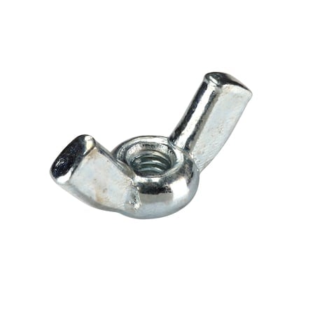 Wing Nut, No. 8-32, Steel, Zinc Plated, 0.47 in Ht, 0.91 in Max Wing Span, 100 PK MPN:U16250.016.0001