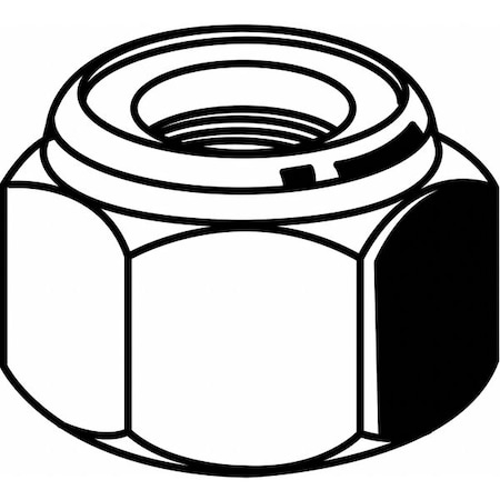 Nylon Insert Lock Nut, 1/4
