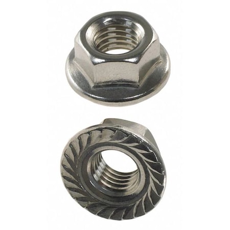 Serrated Lock Nut, 5/16