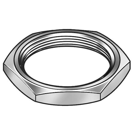 Panel Nut, 1/8-27, Hex, Stainless, PK2 MPN:Z0216