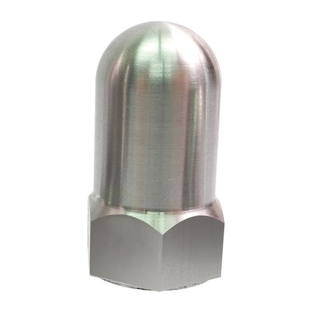 High Crown Flattened Head Cap Nut, 3/8