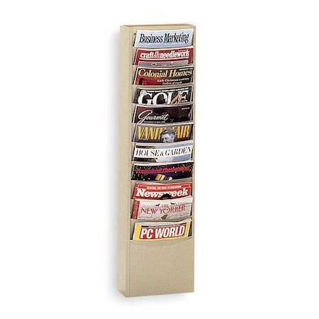 Literature Rack 11 Compartments, 13-1/8