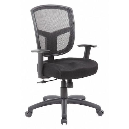 Mesh Task Chair, 22 1/2-, Adjustable, Black MPN:452R20