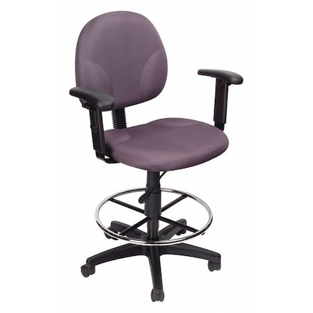 Fabric Drafting Chair, 31 1/2-, Adjustable MPN:453A12