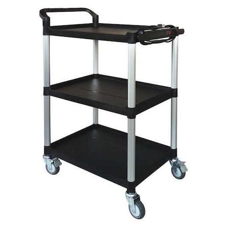 Cart, 47-1/4 in. Hx32-5/8 in. W, Black MPN:45NP03