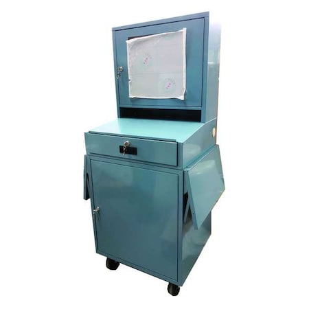 MblCompCab, 1Shlv, Blu, 62.75