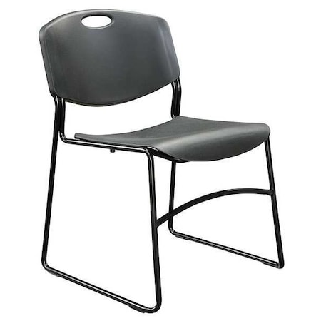Stacking Chair Plastic Black MPN:4KK08