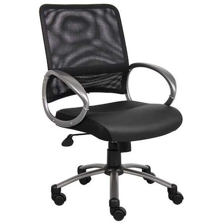 Leather Desk Chair, 18-1/2