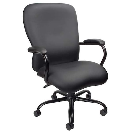 Executive Chair, Vinyl Black, Height 42-1/2