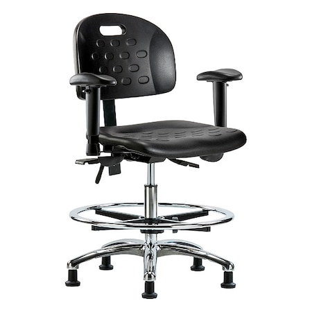 Medium Bench Chair Ergonomic Chair, Adjustable Arms, 20-1/2