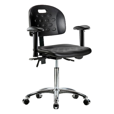 Medium Bench Chair Ergonomic Chair, Adjustable Arms, 20-1/2