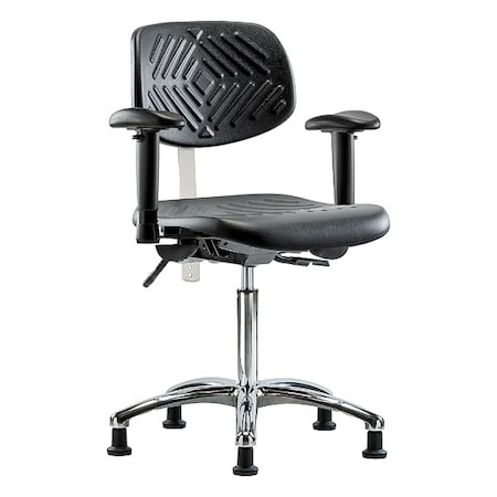 Clean Room Chair Ergonomic Chair, Adjustable Arms, 20-1/4