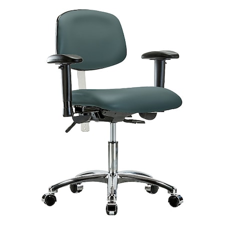 Clean Room Chair Ergonomic Chair, Adjustable Arms, 19