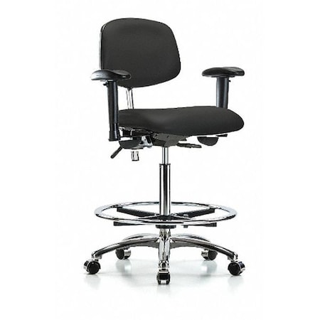 Clean Room Chair Ergonomic Chair, Adjustable Arms, 26-1/4