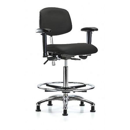 Clean Room Chair Ergonomic Chair, Adjustable Arms, 26-1/4