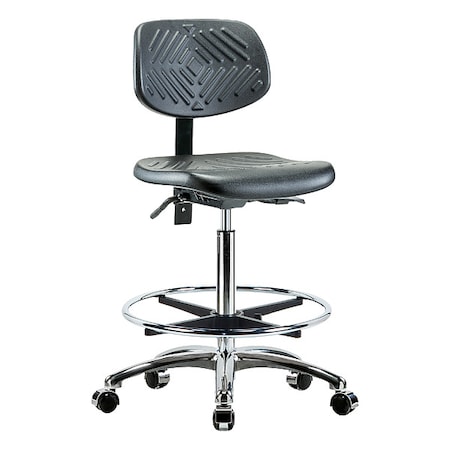 High Bench Chair Ergonomic Chair, No Arms, 24-1/2