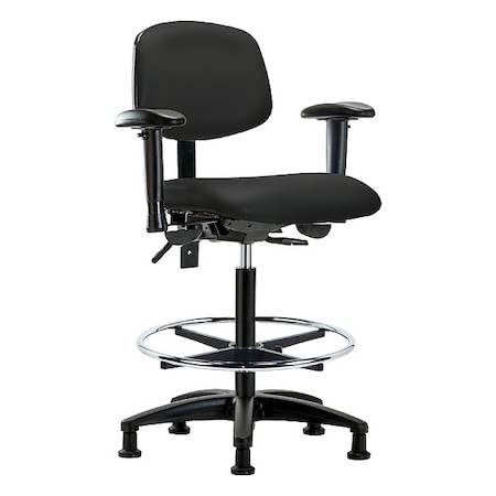 High Bench Chair Ergonomic Chair, Adjustable Arms, 25